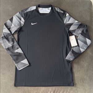 Men’s Nike Dri-FIT Park IV Goalkeeper Jersey Black Medium Soccer NWT